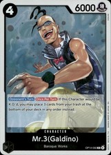 Mr.3(Galdino) OP14-092 The Azure Sea's Seven Holo R NM One Piece