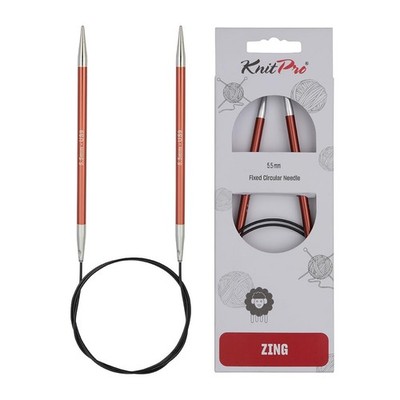 Zing Fixed Circular Needles 24'' (60cm) | Size 9 (5.5mm)