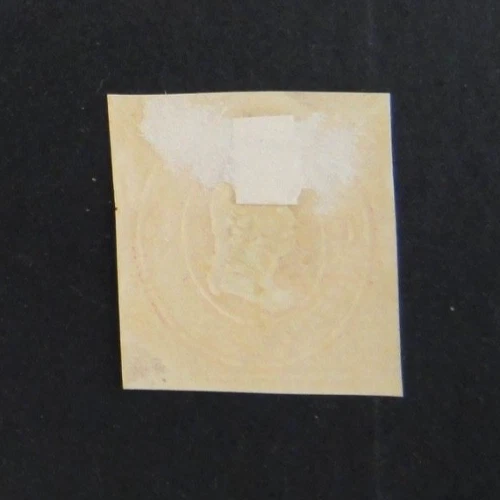 US Official Stamp Envelope UO35 3c 1873 War Dept Vermillion on Amber Cut Square - Image 2 of 2