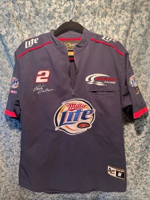 Vintage NASCAR Chase Authentics Rusty Wallace Miller Lite Racing Quarter Zip  