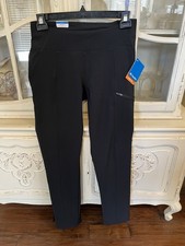 NWT Columbia Black Omni-Shade Active Fit Straight Leg Pants - Size Medium