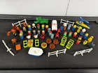 Vintage Fisher Price Little People 58pc LOT Animals Furniture Sesame Street