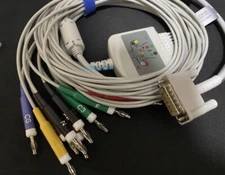 Philips 10leads ECG Calbe 15pin Banana4.0 M2461A Compatible