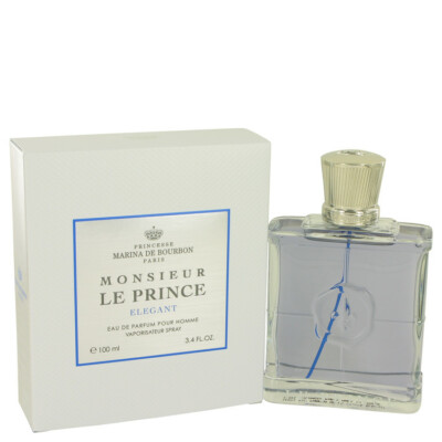Monsieur Le Prince Elegant by Marina De Bourbon Eau De Parfum Spray 3.4 oz Men