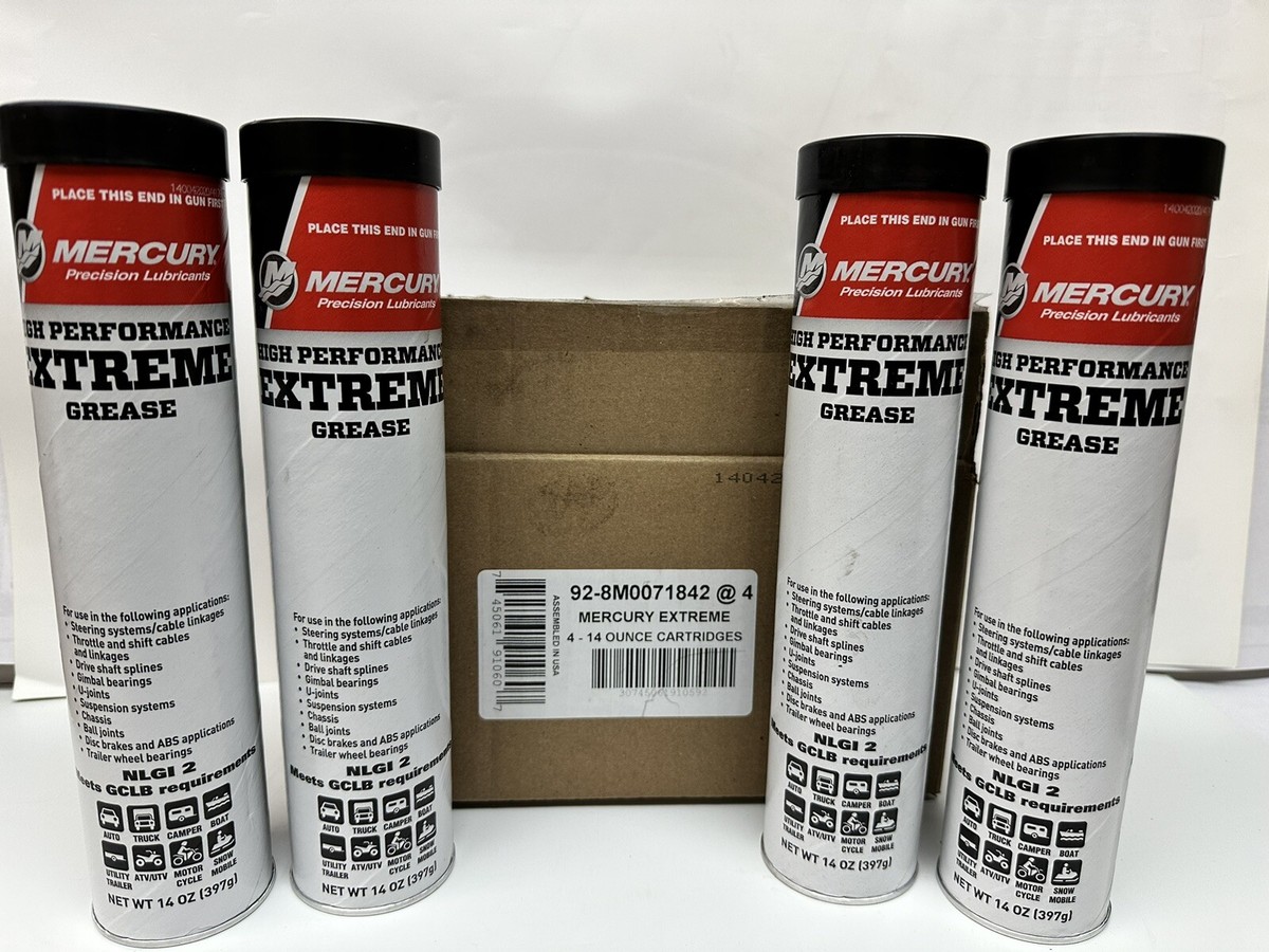 Mercury Marine High Performance Extreme Grease 14 oz Mercury Marine High Performance Extreme Grease 14 oz