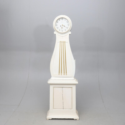 Antike originale schwedische Mora Uhr Clock Standuhr um 1800 Quarzuhrwerk