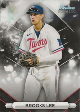 2023 Bowman Sterling Brooks Lee RC Rookie Card Minnesota Twins (C). rookie card picture