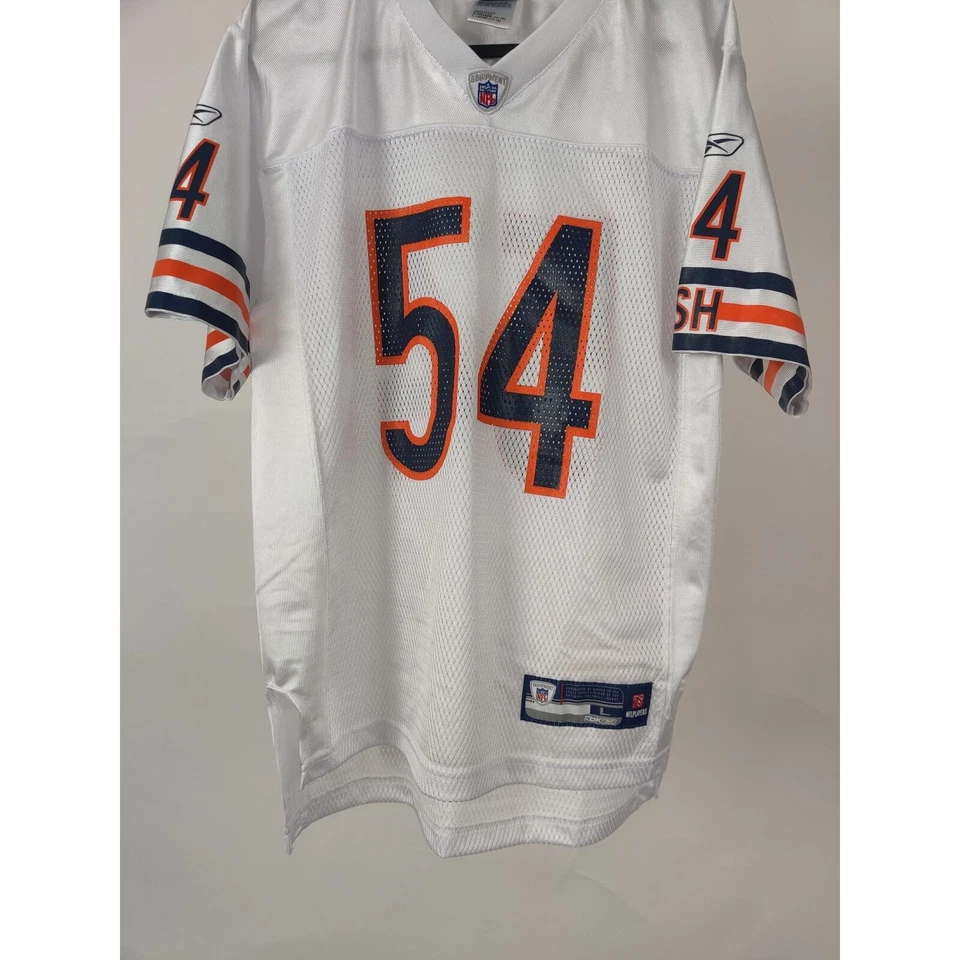 (V) Reebok NFL 芝加哥熊队 BRIAN URLACHER #54 足球球衣青少年 L 14/16 — 第 3/4 张图片