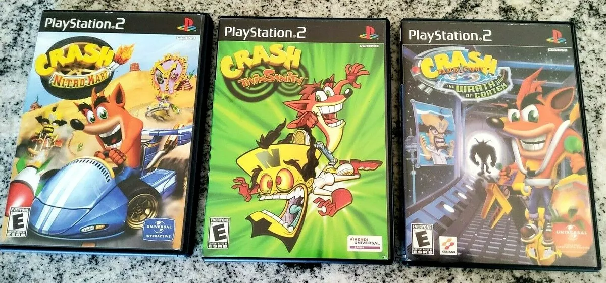 Jogo Crash e 3 Outros Games - PS2