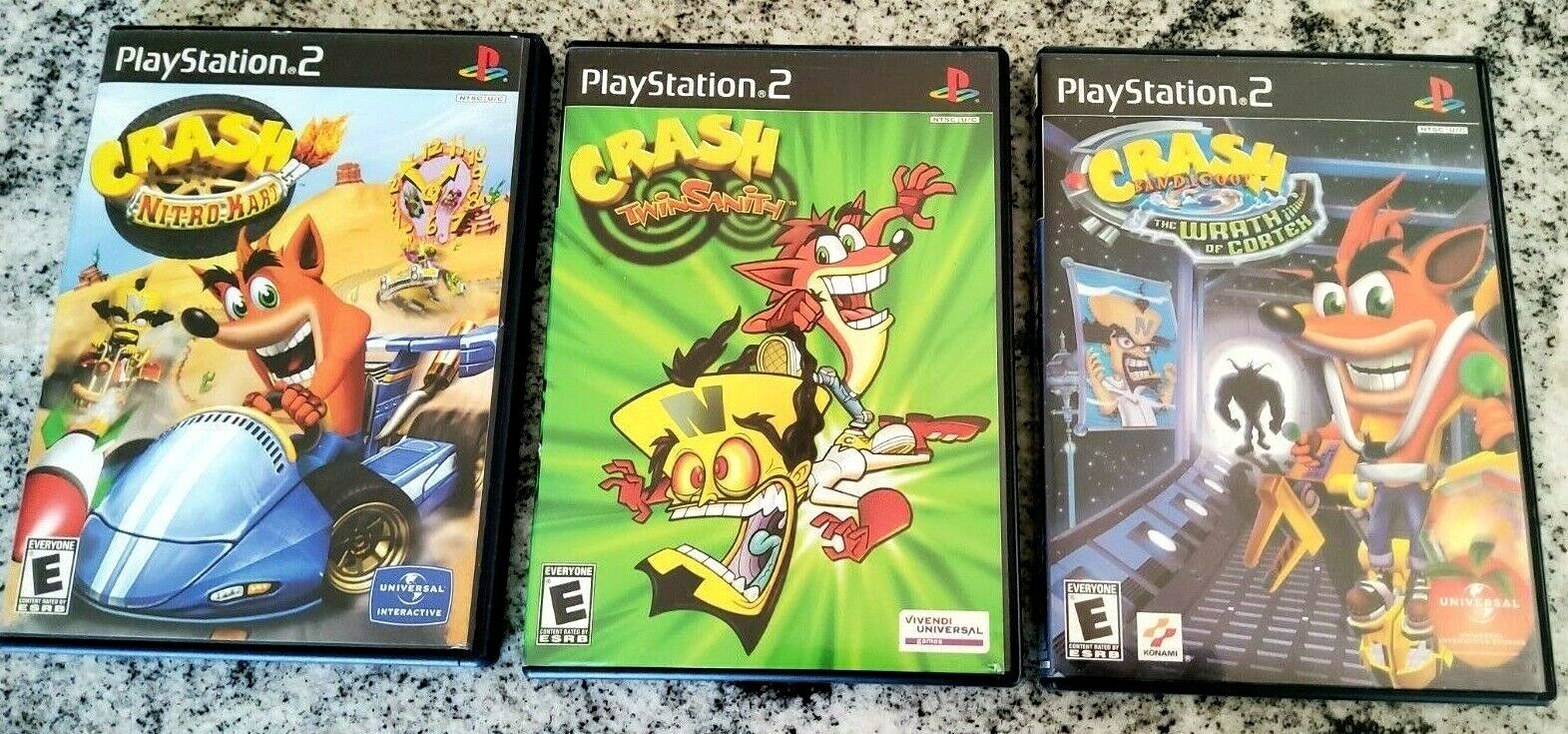 Crash Bandicoot Games for PS2 