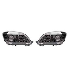 HELLA Scheinwerfer Set links rechts für Skoda Fabia II 542 545 5J DE