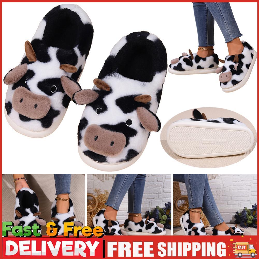 SAOLA Ciabatta donna morbida peluche cartone animato suola gomma ciabatte antiscivolo invernali casa scarpe