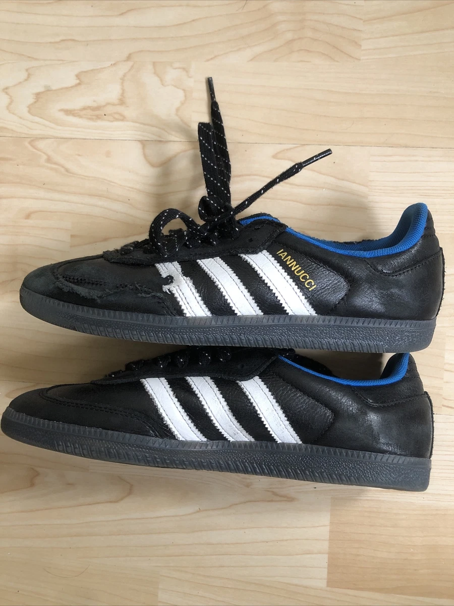 ADIDAS SAMBA ADV RYR X GINO IANNUCCI BLACK/WHITE/BLUEBIRD GY6941 US Men’s 7.5