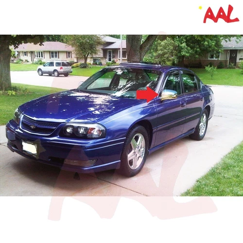 AAL FOR CHEVROLET IMPALA 2002-03 04 2005 CHROME FULL MIRROR COVER CAP