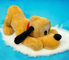 Disneyland Walt Disney World Pluto Dog 12 Plush Stuffed Animal Toy Vintage