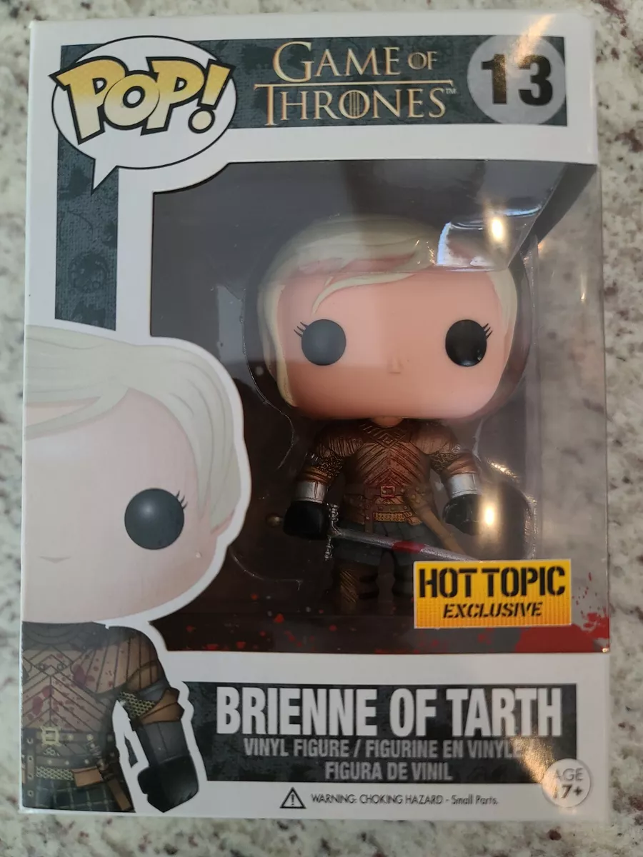 Funko Pop Game of Thrones #13 Bloody Brienne of Tarth Hot Topic Authentic