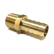 1/2 HOSE BARB X 3/8 MALE NPT Brass Pipe Fitting NPT Thread Gas Fuel Water Air
