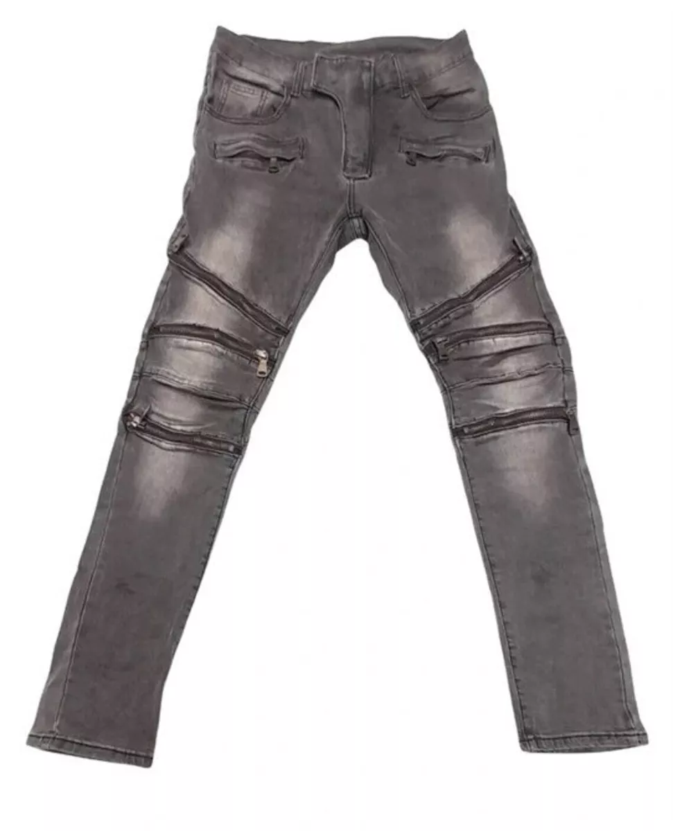 Tårer Depression anekdote Balmain Biker Jeans Zipper in legs 6 pocket | eBay