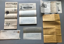 1924 Witte Engine Works Original Advertising Packet Letterhead Ads SIGNED #3