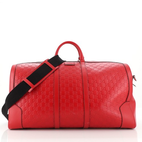 Gucci Signature Convertible Duffle Bag 