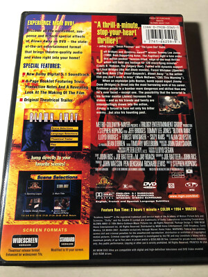 Blown Away (1994) DVD Jeff Bridges Tommy Lee Jones Crime Thriller