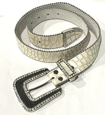 ベルト Simone Large leather belt Leather Hardware Detail Waist Belt | Karen Millen