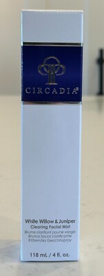 Circadia White Willow & Juniper Clearing Facial Mist 4oz/118mL NIB Exp. 10/27