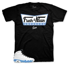 Shirt To Match Jordan 9 Powder Blue Shoes - Fresh & Krispy Sneaker Tees