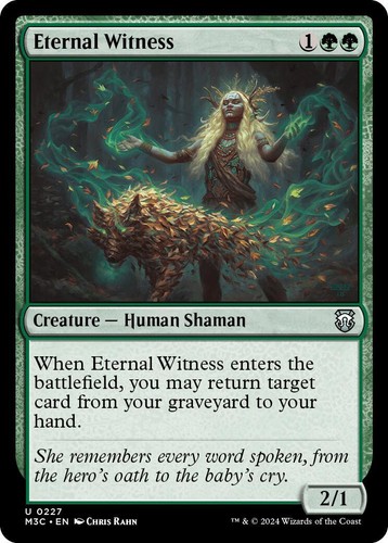 mtg cards like eternal witness [Friday Night Magic 2008] 2/1 Illustrated by Keith Garletts. is skullwinder better than eternal
