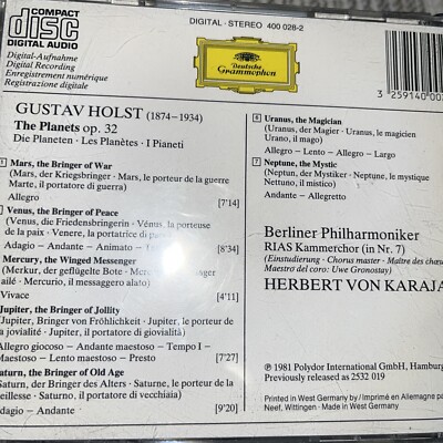 Taiwan Porteur Orchestra Holst Berliner Philharmoniker – The