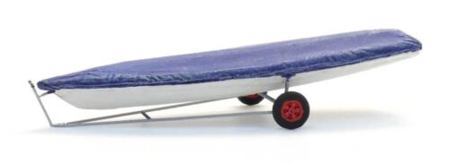 Artitec 387.594 Segelboot Laser auf Anhänger 1:87 Spur H0 Neu OVP - Picture 1 of 2