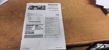 Panasonic SC-AK750 CD Stereo system operating instruction Manual