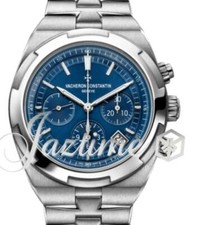 Vacheron Constantin Overseas Chronograph Steel 42mm Blue 5500V/110A-B148 NEW