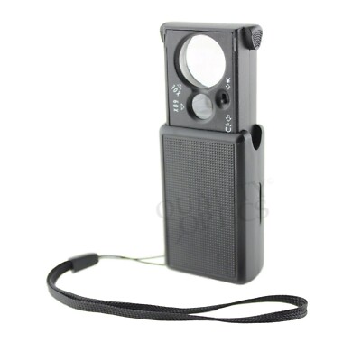 Quality Optics - USA Slide-Out Auto-On LED Illuminated Magnifier 