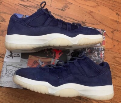 Nike Air Jordan 11 Retro Low Derek Jeter RE2PECT Mens Size 14 Blue 
