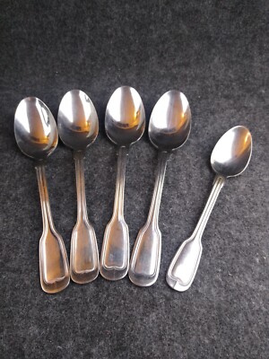 Gibson  GIA19 Stainless Flatware 4 Serving Spoons 1 Teaspoon
