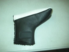 BRAND NEW  Universal Vinyl  Black / White  Blade type putter Headcover