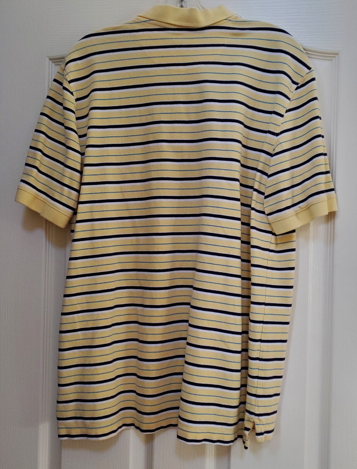 Womens Blouse By Basic Editions, Yellow, White, S… - image 2