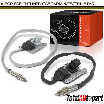 #ad 2pcs Nitrogen Oxide Sensor for Freightliner Cascadia 2012 2022 Inlet amp; Outlet $359.79