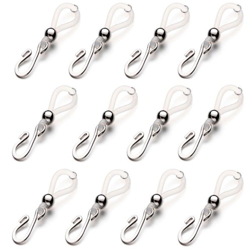 Silver Zipper Holder Metal Zipper Keeper Zipper Locks for pants, jeans