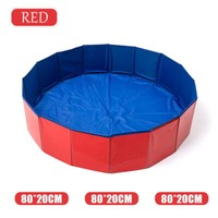 Hundepool Plantschbecken Kinder Pool Baby Hundebad Faltbar Ø60/80/120/160 Cm
