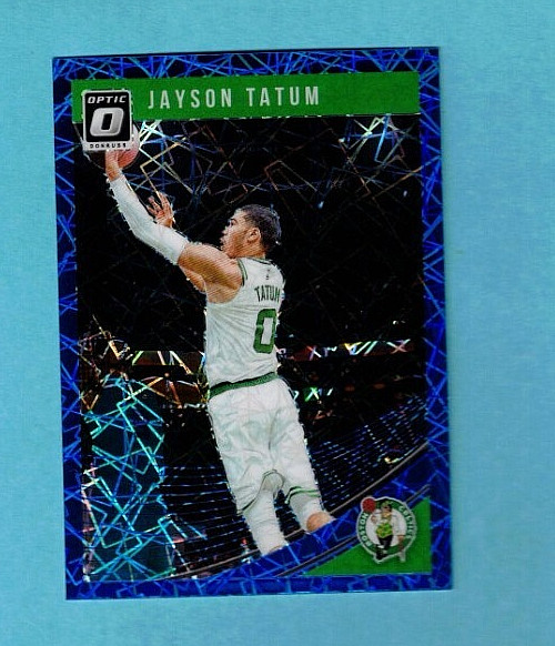Jayson Tatum 2018-19 Optic Blue Velocity Prizm #76 A116