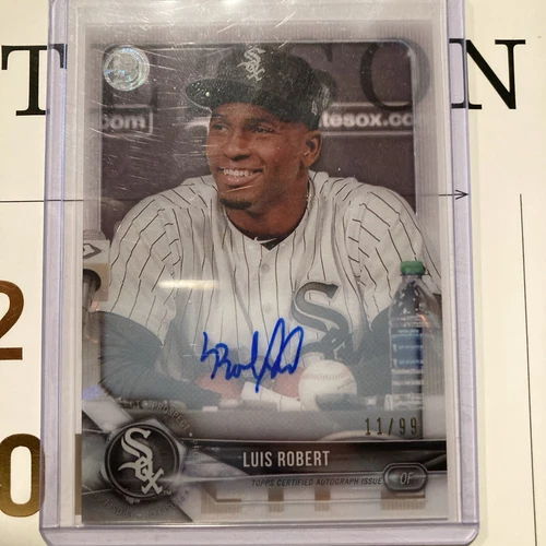 2018 Topps High Tek Luis Robert RC Auto 11/99 Chicago White Sox