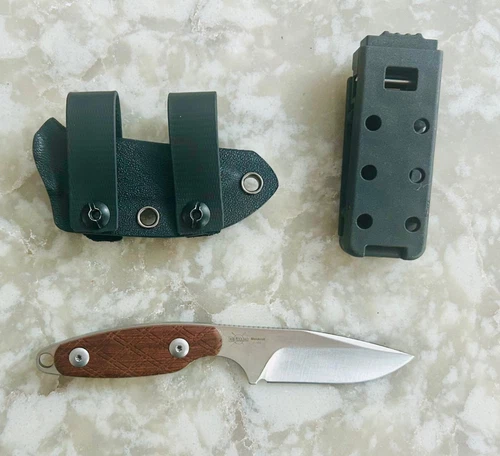 Kizer Muzcrat Fixed Blade - S35VN - Excellent Condition! Ultimate Carry Ready!