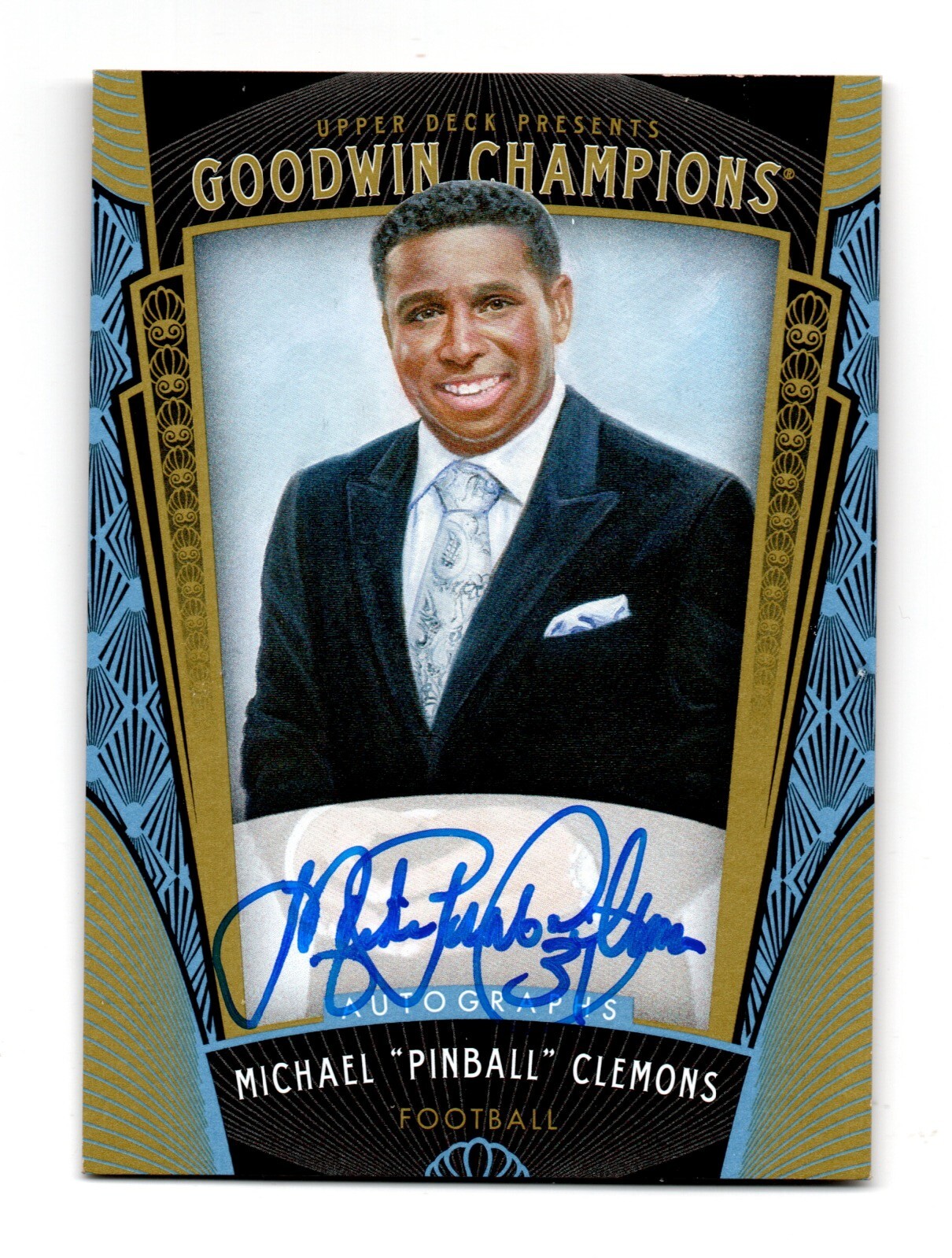 2015 Goodwin Champions Autographs Michael Pinball Clemons NFL CFL eBay