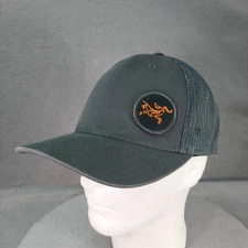 Arc'teryx 110 One Ten Snapback Hat Flexfit Tech Trucker Cap Charcoal Logo Patch