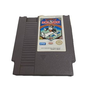 Vintage Nintendo NES 3 game lot Monopoly+Heavy Shredding+Wheel Of Fortune EUC