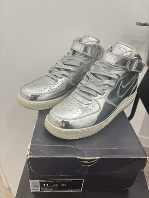 Nike Lunar Force 1 Mid SP Liquid Silver US 11 EU 45