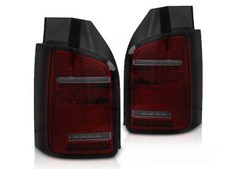 Voll LED Lightbar Rückleuchten passend für VW T6.1 19- Rot/Smoke (Flügeltüren / Voll LED Lightbar Rückleuchten passend für VW T6.1 19- Rot/Smoke (Flügeltüren /