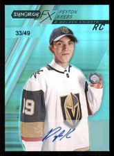 2020-21 Synergy Synergy FX Rookies Green #FXRPK Peyton Krebs AU /49